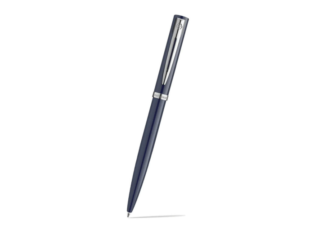 Ballpoint pen Impression with box - Waterman - Blue Silver Trim