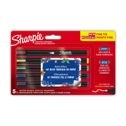 Water-based acrylic markers - Sharpie - 2,5 mm 5 pcs.
