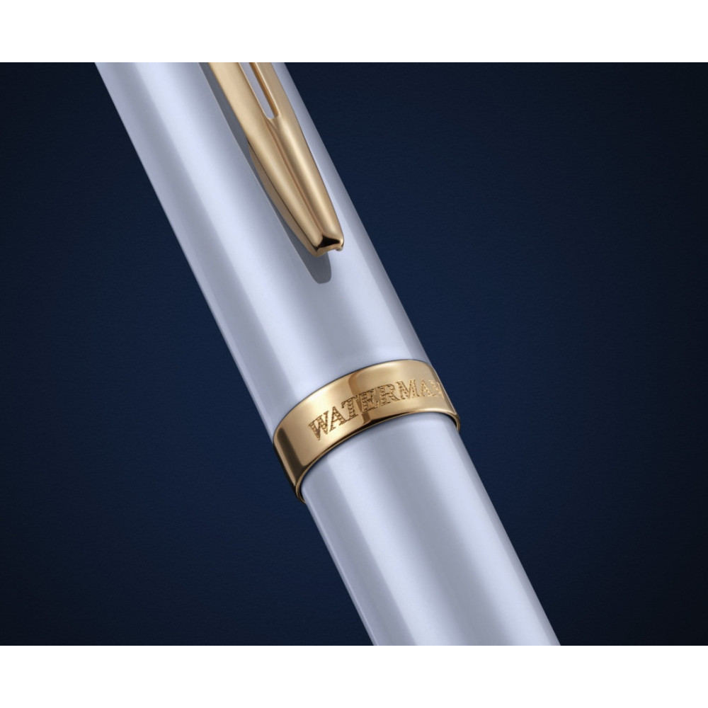 Pióro wieczne Impression - Waterman - White Gold Trim F