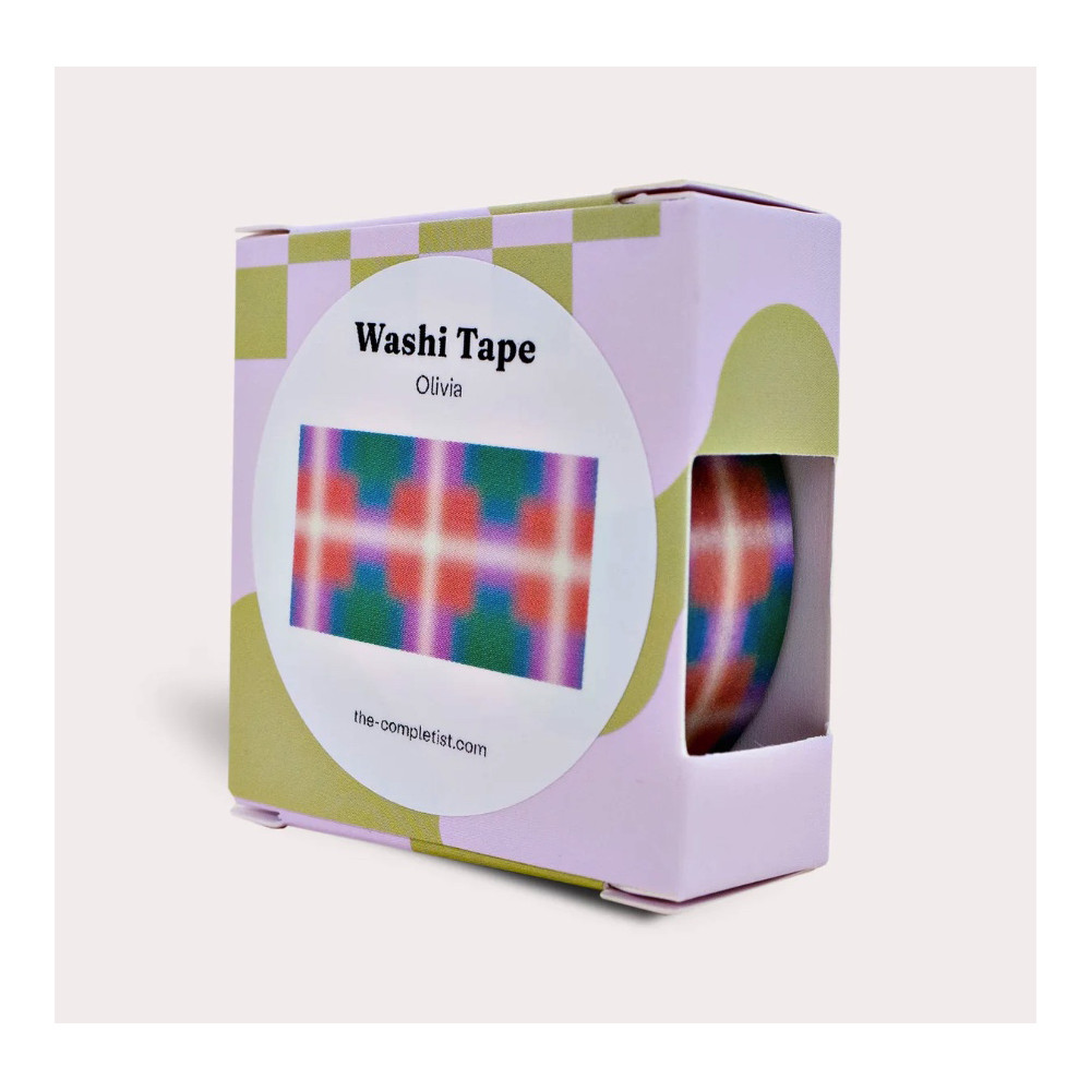 Washi paper tape Olivia - The Completist. - 15 mm x 10 m