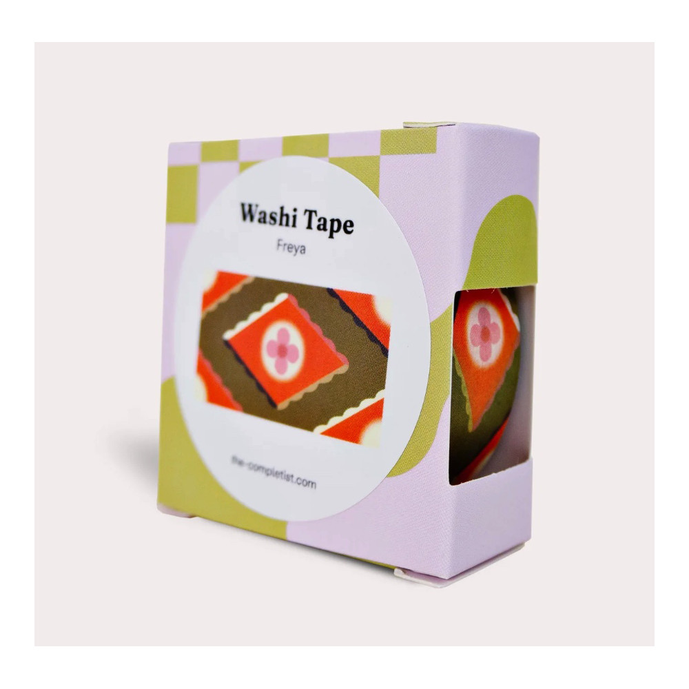 Washi paper tape Freya - The Completist. - 15 mm x 10 m