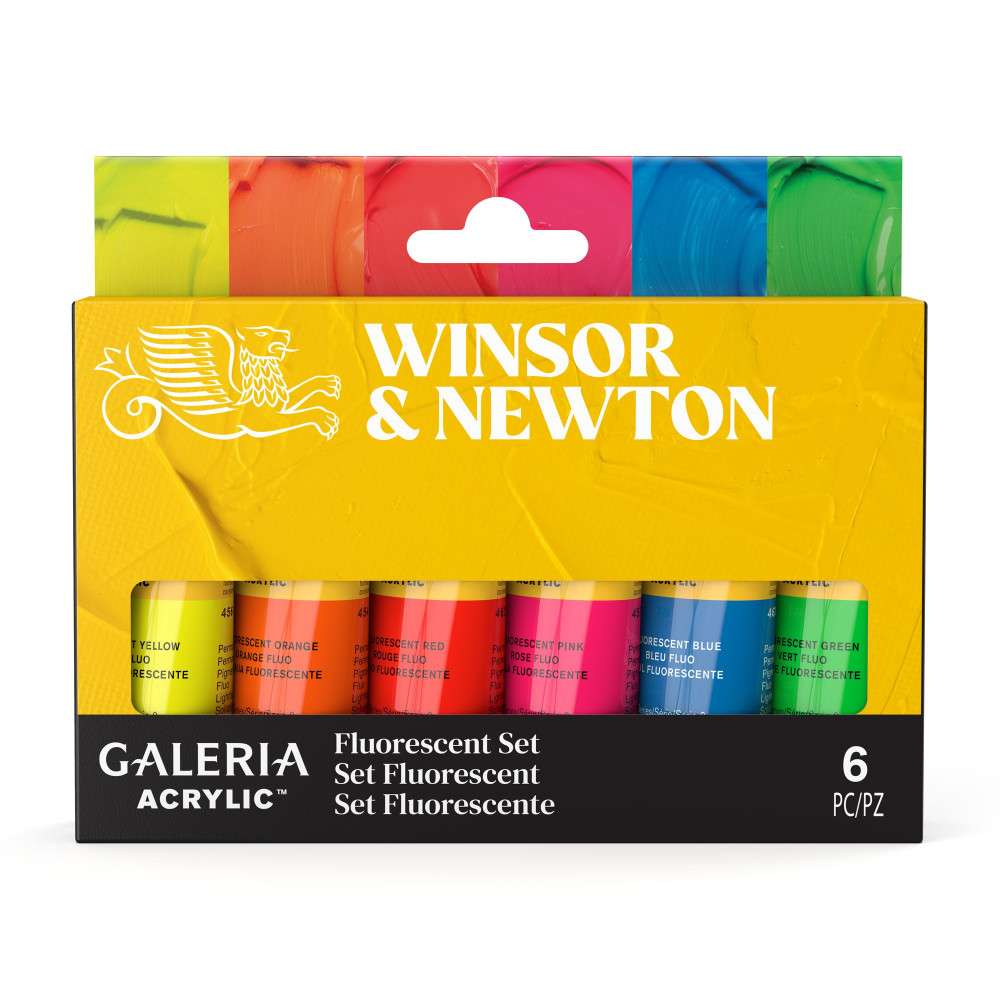 Set of acrylic Galeria paints - Winsor & Newton - 6 x 20 ml