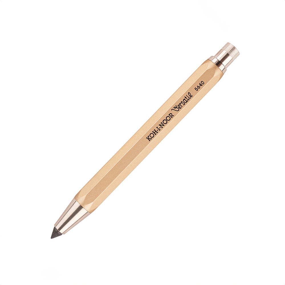 Mechanical Clutch Leadholder Versatil with sharpener - Koh-I-Noor - gold 5,6 mm