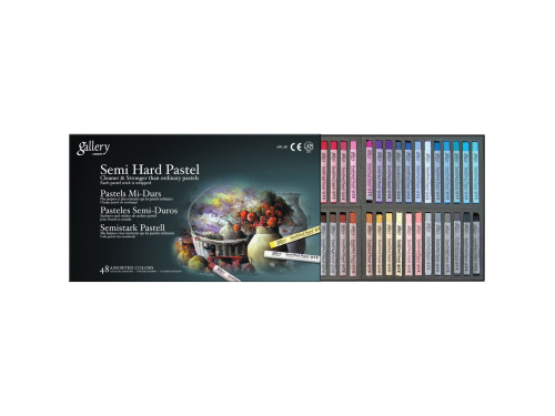 Set of Gallery Semi-Hard Pastels - Mungyo - 48 pcs