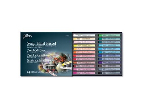 Set of Gallery Semi-Hard Pastels - Mungyo - 24 pcs