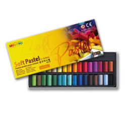 Set of dry mini Soft Pastels - Mungyo - 32 pcs