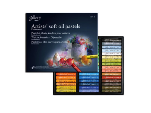 Set of Oil Soft Pastels Artists' Gallery - Mungyo - 48 pcs