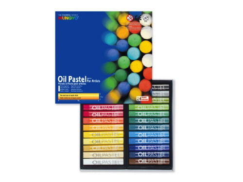 Set of Oil Soft Pastels - Mungyo - 24 pcs