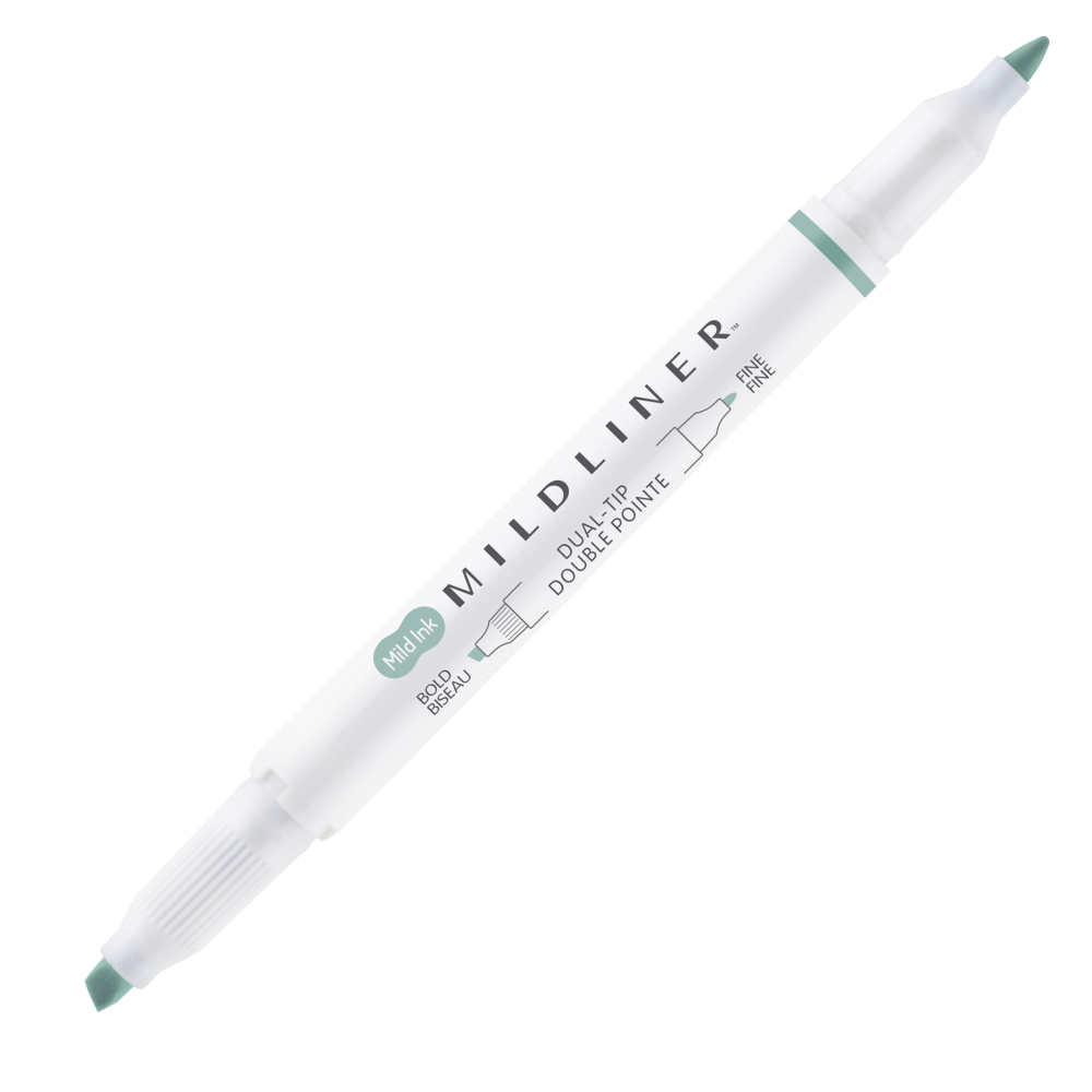 Double ended highlighter Mildliner - Zebra - Mint