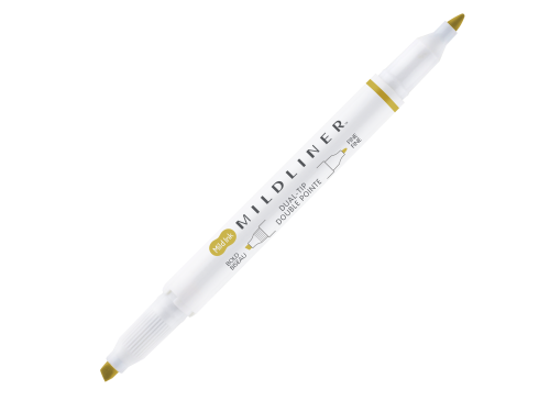 Zakreślacz dwustronny Mildliner - Zebra - Mimosa Yellow