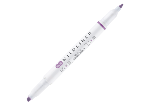 Double ended highlighter Mildliner - Zebra - Iris