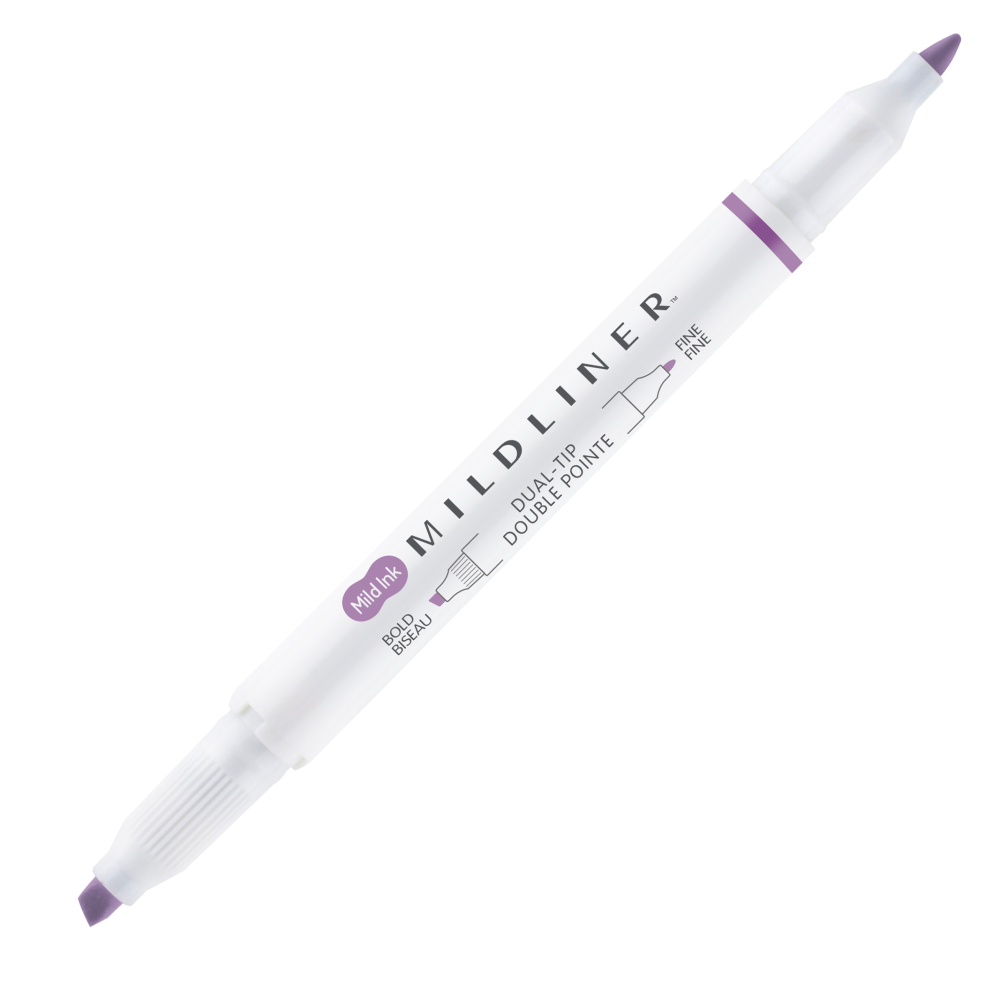 Double ended highlighter Mildliner - Zebra - Iris