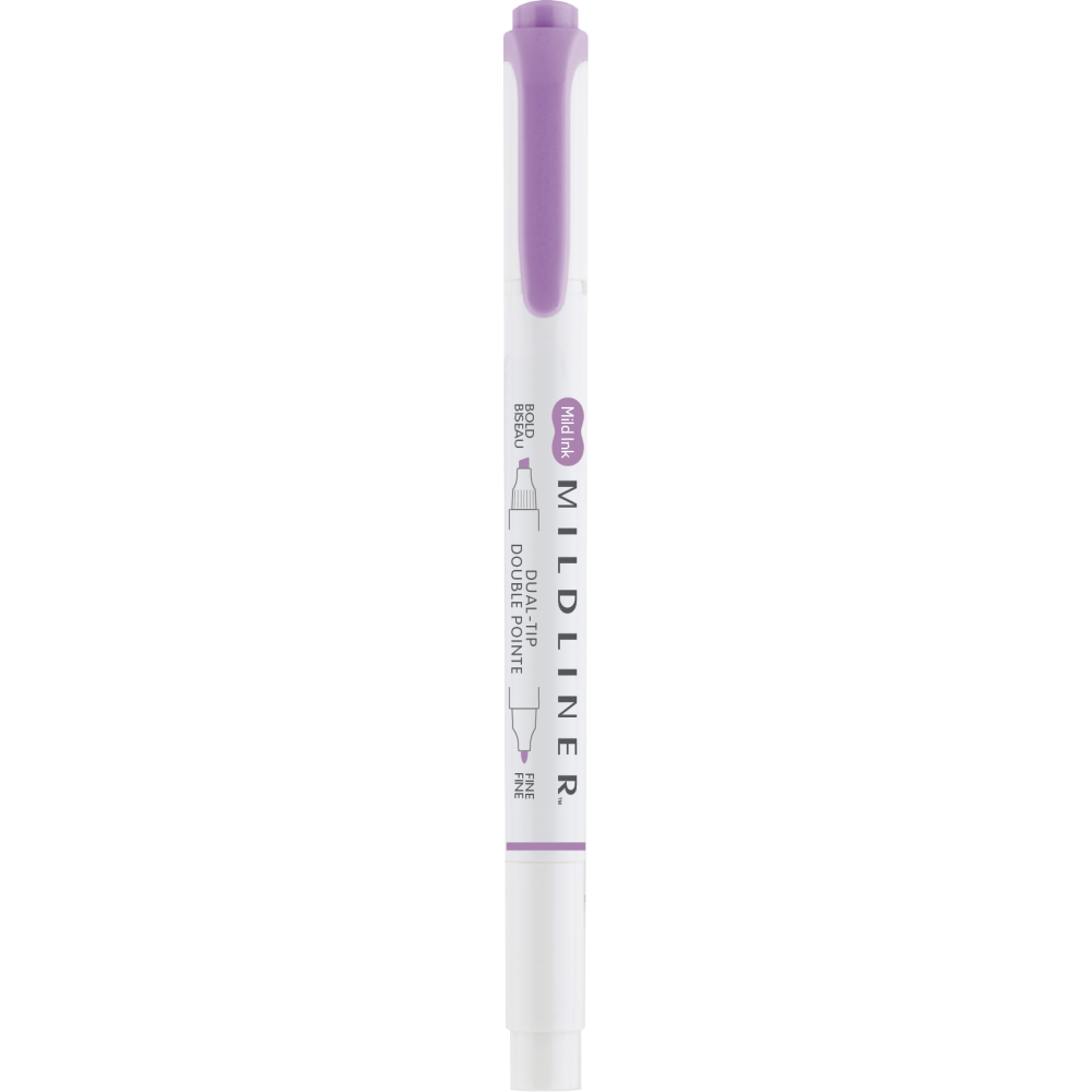 Double ended highlighter Mildliner - Zebra - Iris