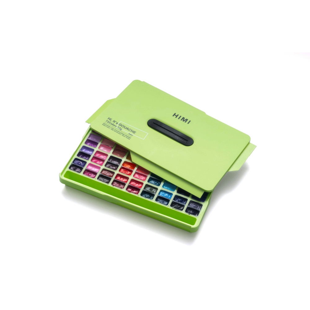 Zestaw gwaszy Twin Cup Apple Green - HIMI - 72 szt.