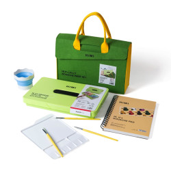 Zestaw gwaszy Twin Cup Apple Green Go Pack - HIMI - 72 szt.
