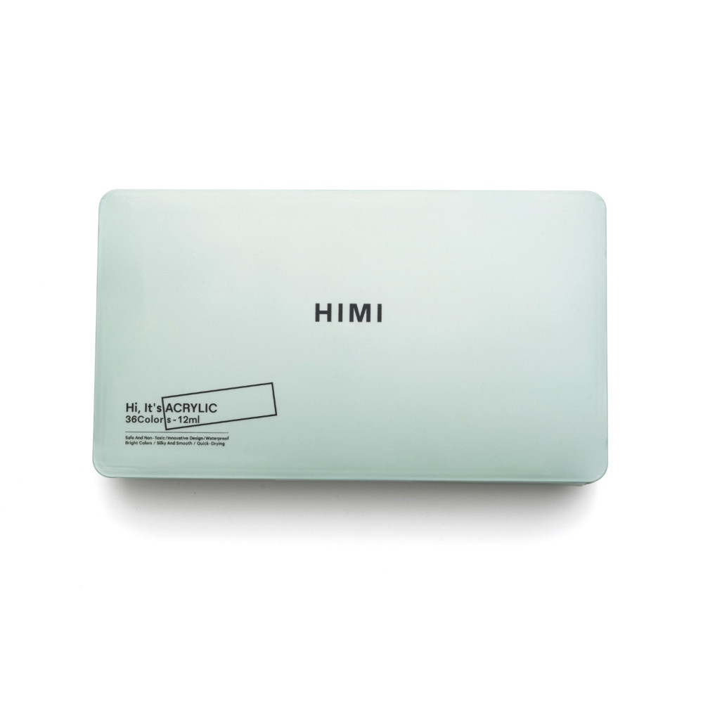 Zestaw farb akrylowych Twin Cup - HIMI - Pearl Green 36 szt.