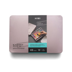 Zestaw farb akrylowych Twin Cup - HIMI - Pearl Pink 48 szt.