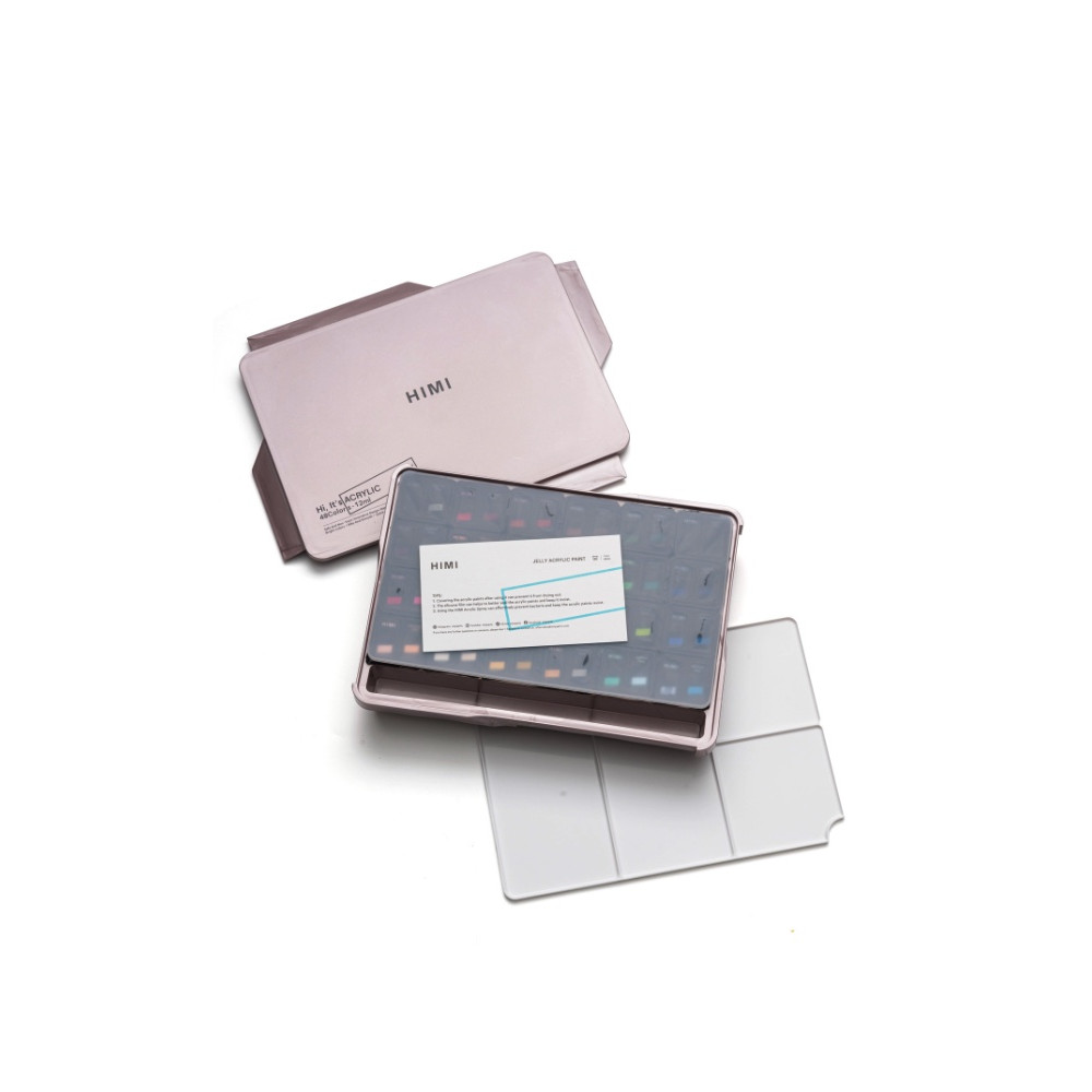 Zestaw farb akrylowych Twin Cup - HIMI - Pearl Pink 48 szt.