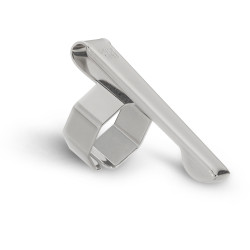 Octagonal clip for Sport series stationery - Kaweco - Stainless Steel