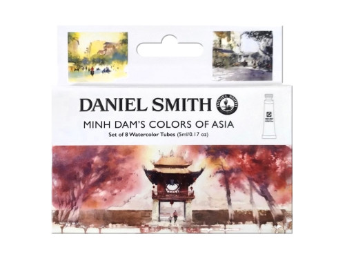 Zestaw akwareli Extra Fine Minh Dam's Colors of Asia - Daniel Smith - 8 x 5 ml