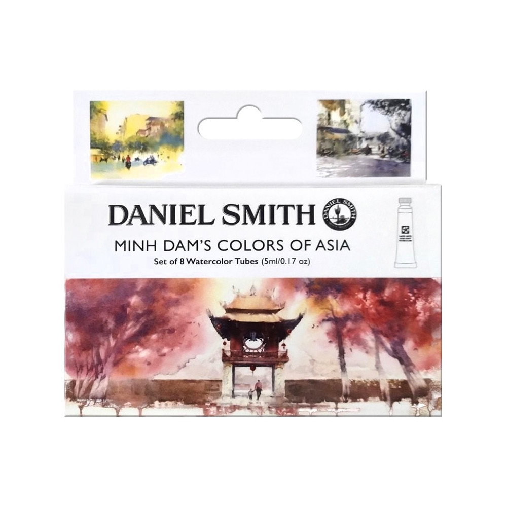 Zestaw akwareli Extra Fine Minh Dam's Colors of Asia - Daniel Smith - 8 x 5 ml