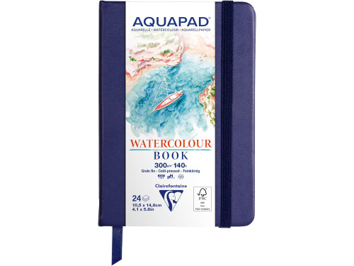 Aquapad Watercolour Book A6 - Clairefontaine - 300 g 24 sheets