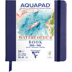 Aquapad Watercolour Book 14 x 14 cm - Clairefontaine - 300 g 24 sheets