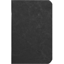 Notes gładki Age Bag 9 x 14 cm - Clairefontaine - Black 90 g 96 stron