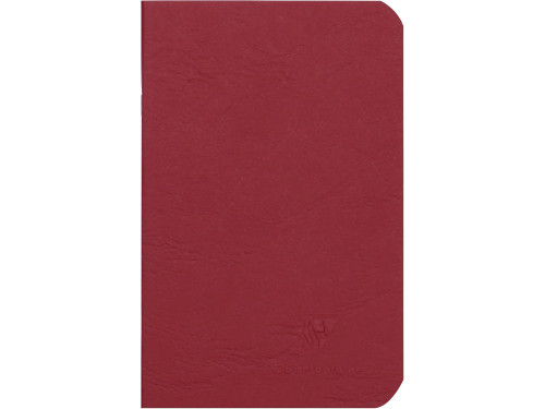 Notes gładki Age Bag 9 x 14 cm - Clairefontaine - Red 90 g 96 stron