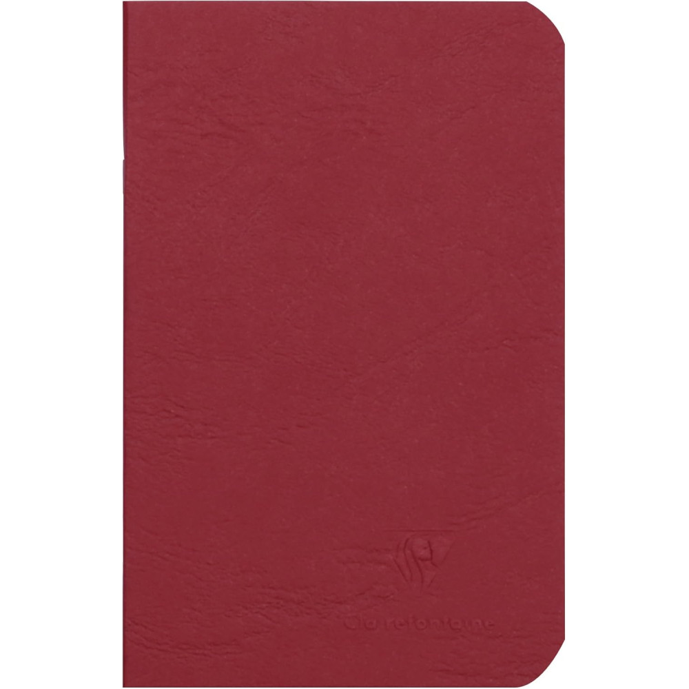 Plain notebook Age Bag 9 x 14 cm - Clairefontaine - Red 90 g 96 pages