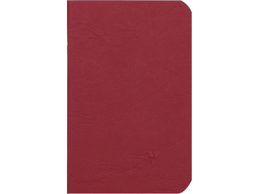 Plain notebook Age Bag 9 x 14 cm - Clairefontaine - Red 90 g 96 pages