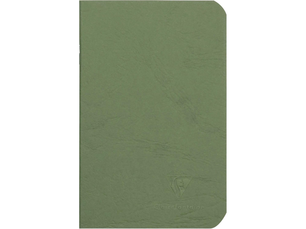 Plain notebook Age Bag 9 x 14 cm - Clairefontaine - Green 90 g 96 pages