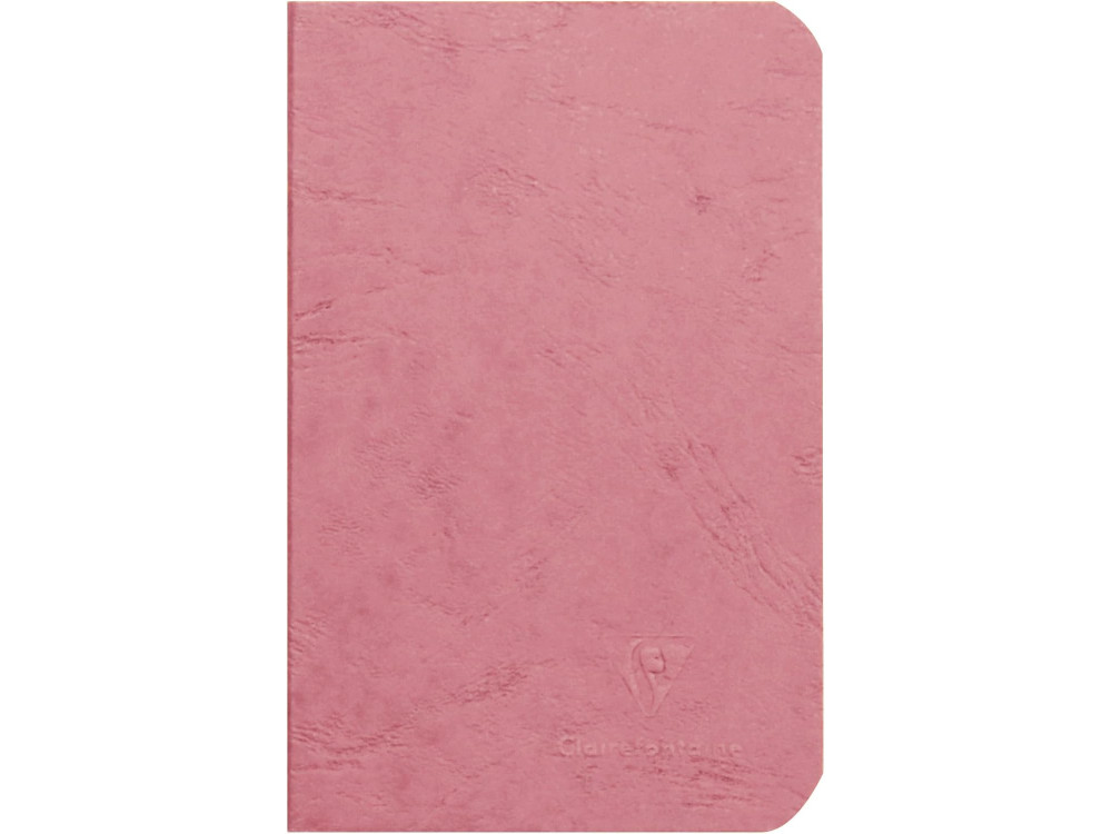 Plain notebook Age Bag 9 x 14 cm - Clairefontaine - Pink 90 g 96 pages
