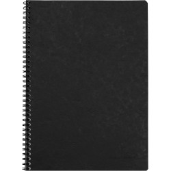 Kołonotatnik w kratkę Age Bag A4 - Clairefontaine - Black 90 g 100 stron