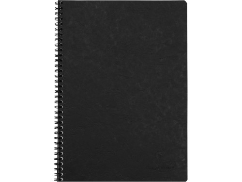 Spiral ruled notebook Age Bag A4 - Clairefontaine - Black 90 g 100 pages
