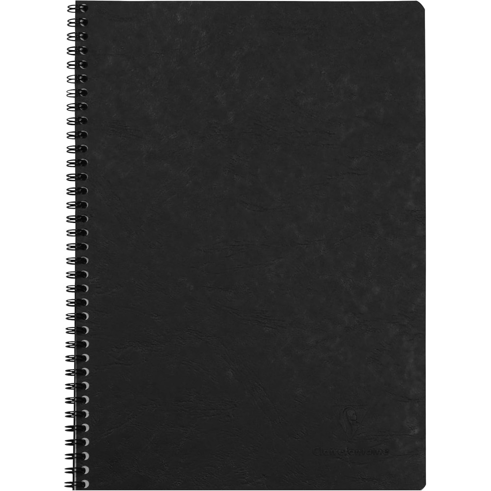 Spiral ruled notebook Age Bag A4 - Clairefontaine - Black 90 g 100 pages