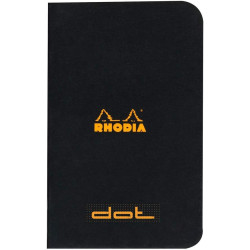 Zeszyt w kropki A7 - Rhodia - Black 80 g 48 stron