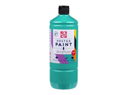 Farba szkolna plakatowa - Talens - Turquoise 1000 ml