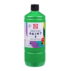 Poster paint in a bottle - Talens - Light Green 1000 ml