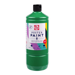 Poster paint in a bottle - Talens - Green 1000 ml