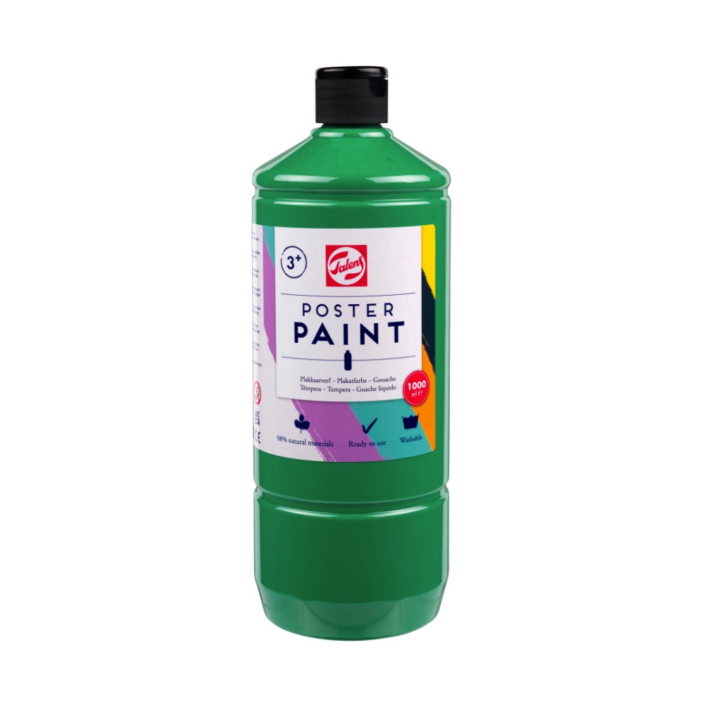 Farba szkolna plakatowa - Talens - Green 1000 ml