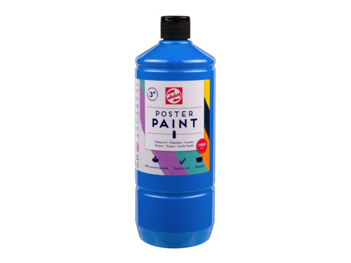Farba szkolna plakatowa - Talens - Light Blue 1000 ml