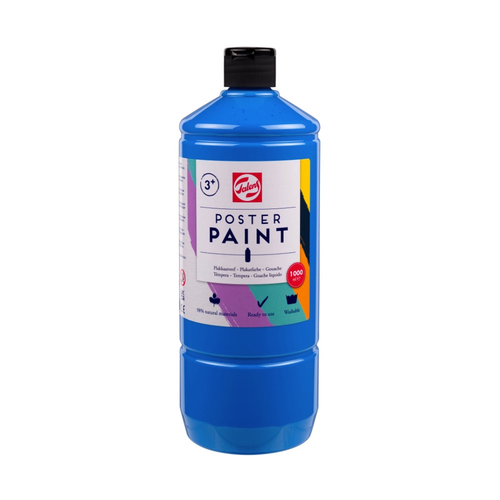 Poster paint in a bottle - Talens - Light Blue 1000 ml