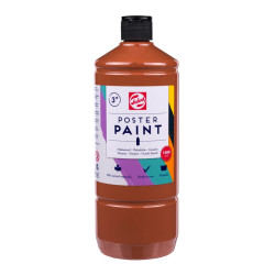 Poster paint in a bottle - Talens - Light Brown 1000 ml