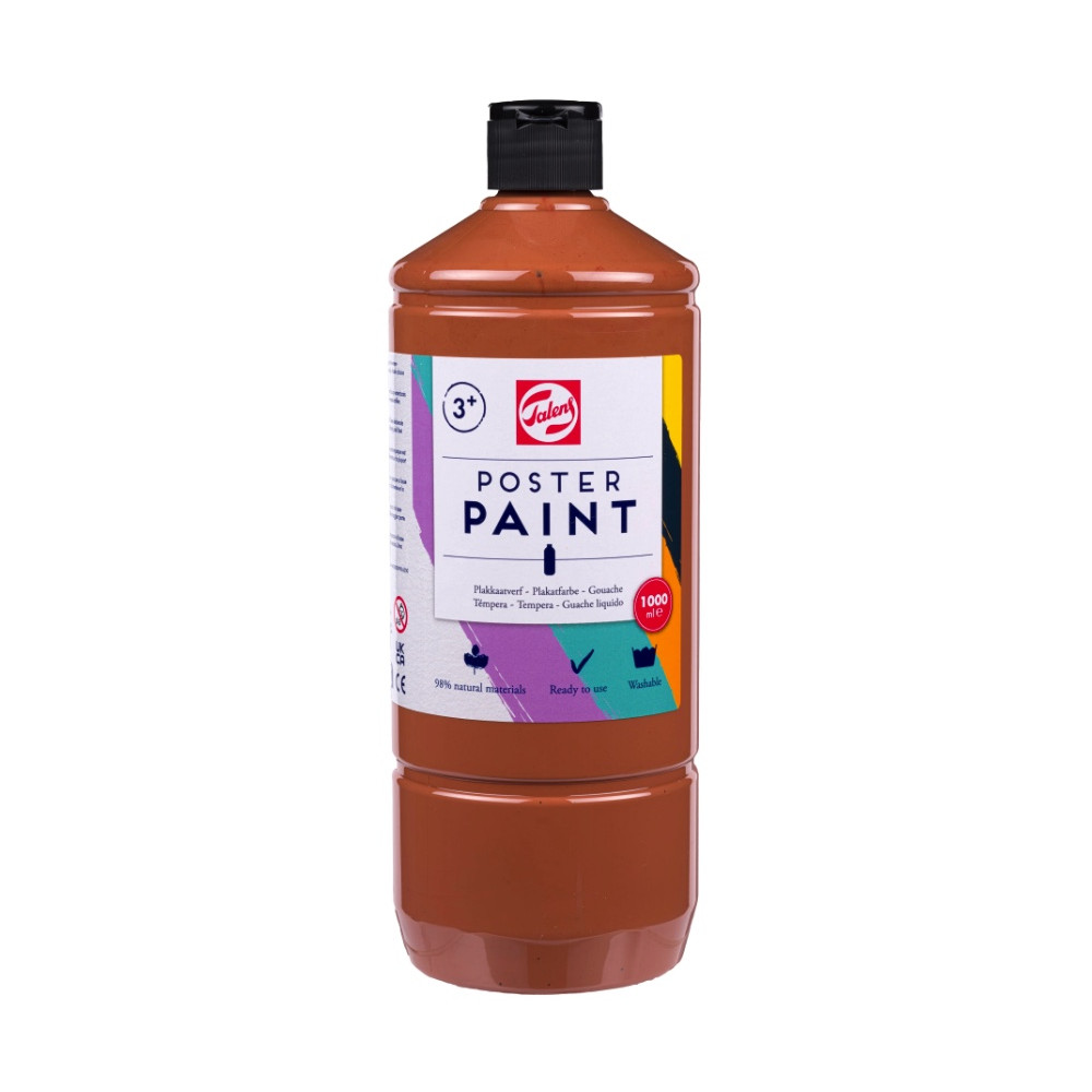 Poster paint in a bottle - Talens - Light Brown 1000 ml