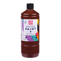 Farba szkolna plakatowa - Talens - Brown 1000 ml