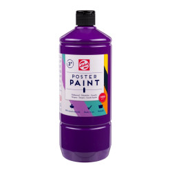 Poster paint in a bottle - Talens - Purple 1000 ml