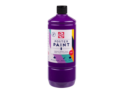 Farba szkolna plakatowa - Talens - Purple 1000 ml