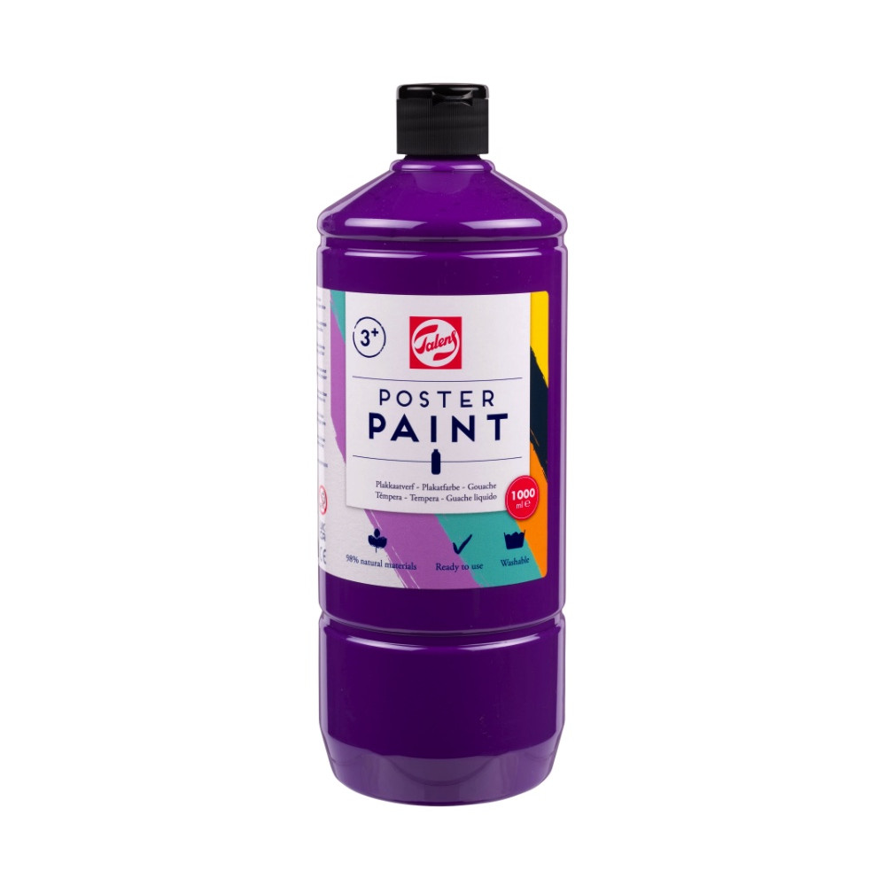 Farba szkolna plakatowa - Talens - Purple 1000 ml