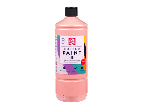 Poster paint in a bottle - Talens - Pink Beige 1000 ml